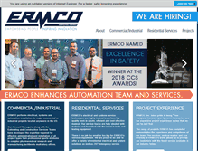 Tablet Screenshot of ermco.com